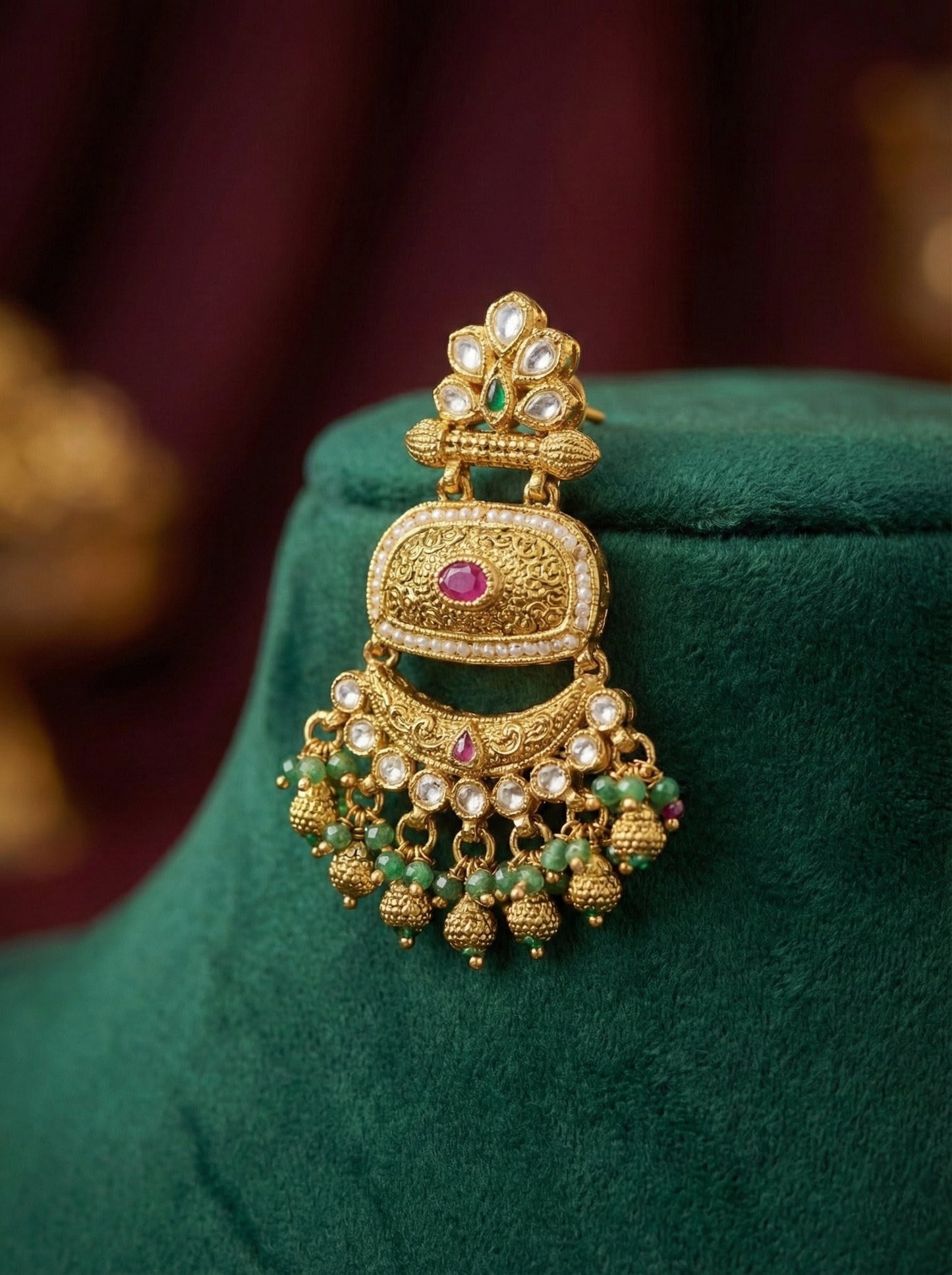 Smita Heritage Swaroski Longset