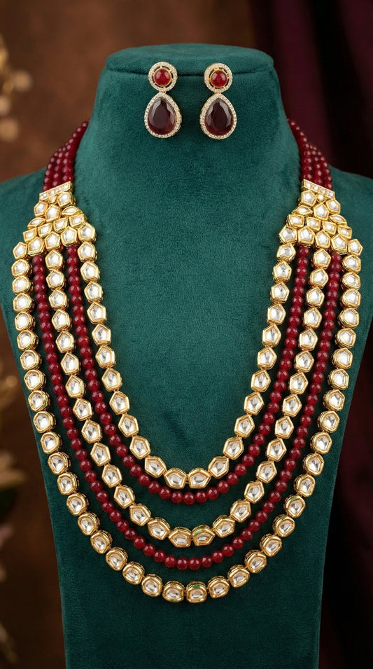Tithi Premium Kundan Necklace
