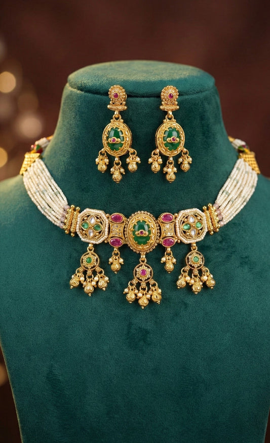 Arohi Heritage Choker Necklace