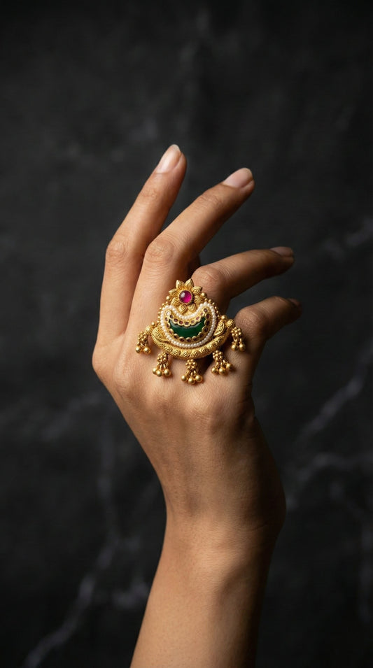 Kriti Heritage Finger Ring