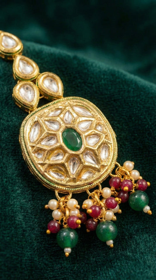 Bani Premium Kundan Maangtika