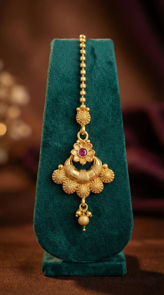 Ratna Elegant Rajwadi Maangtika