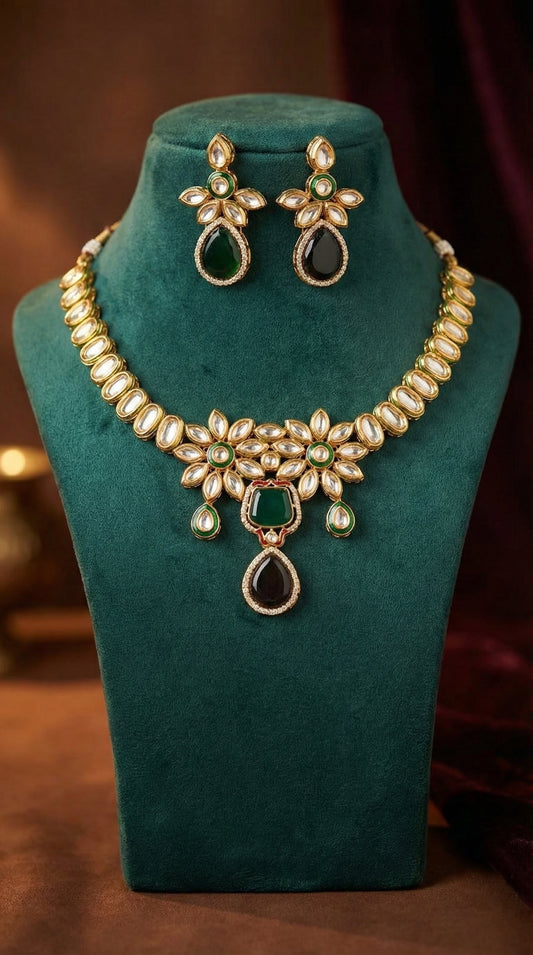 Mahika Premium Kundan Necklace