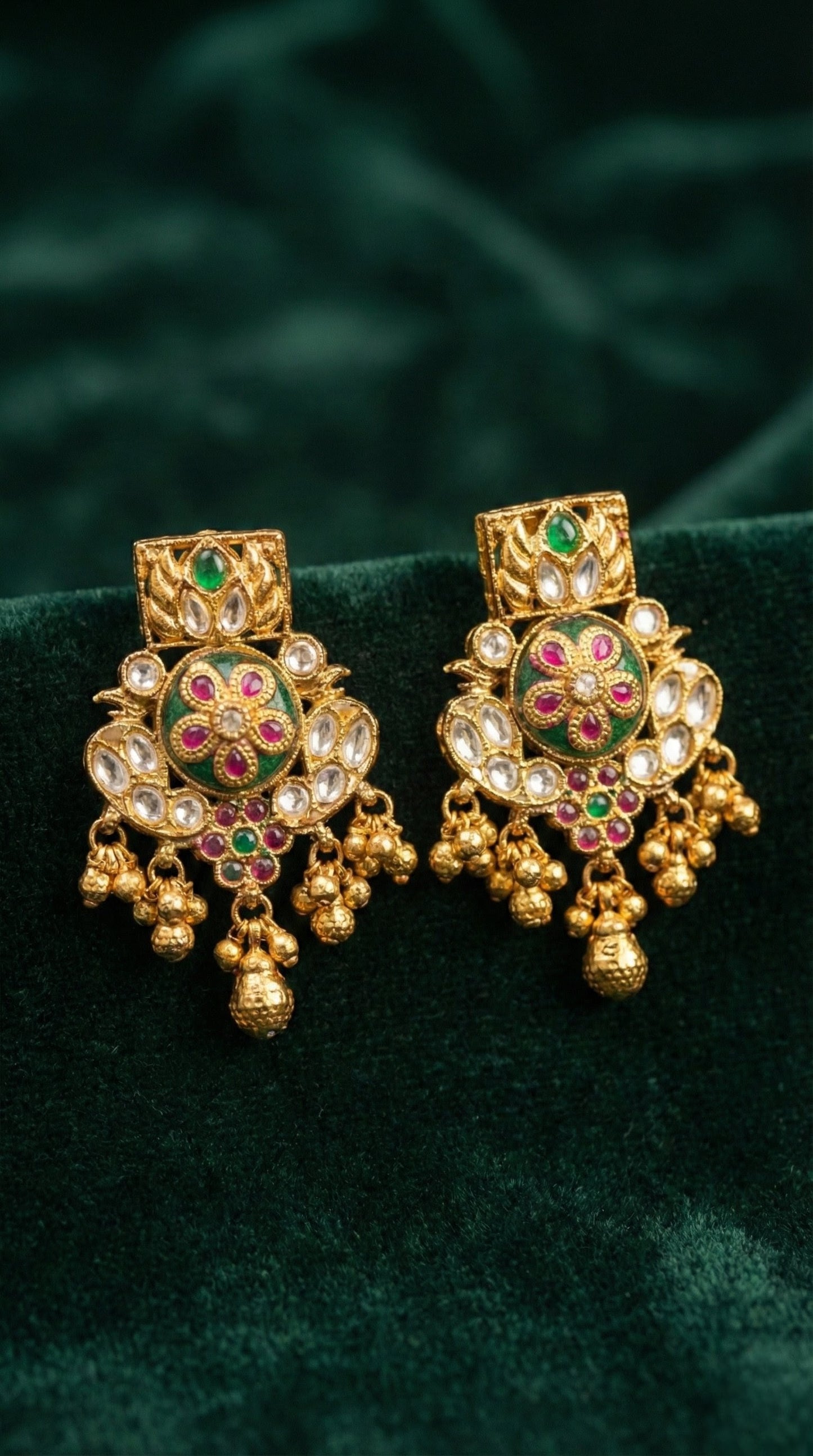 Swati Gold Look Heritage Hasli Set