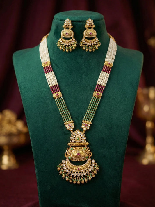 Smita Heritage Swaroski Longset