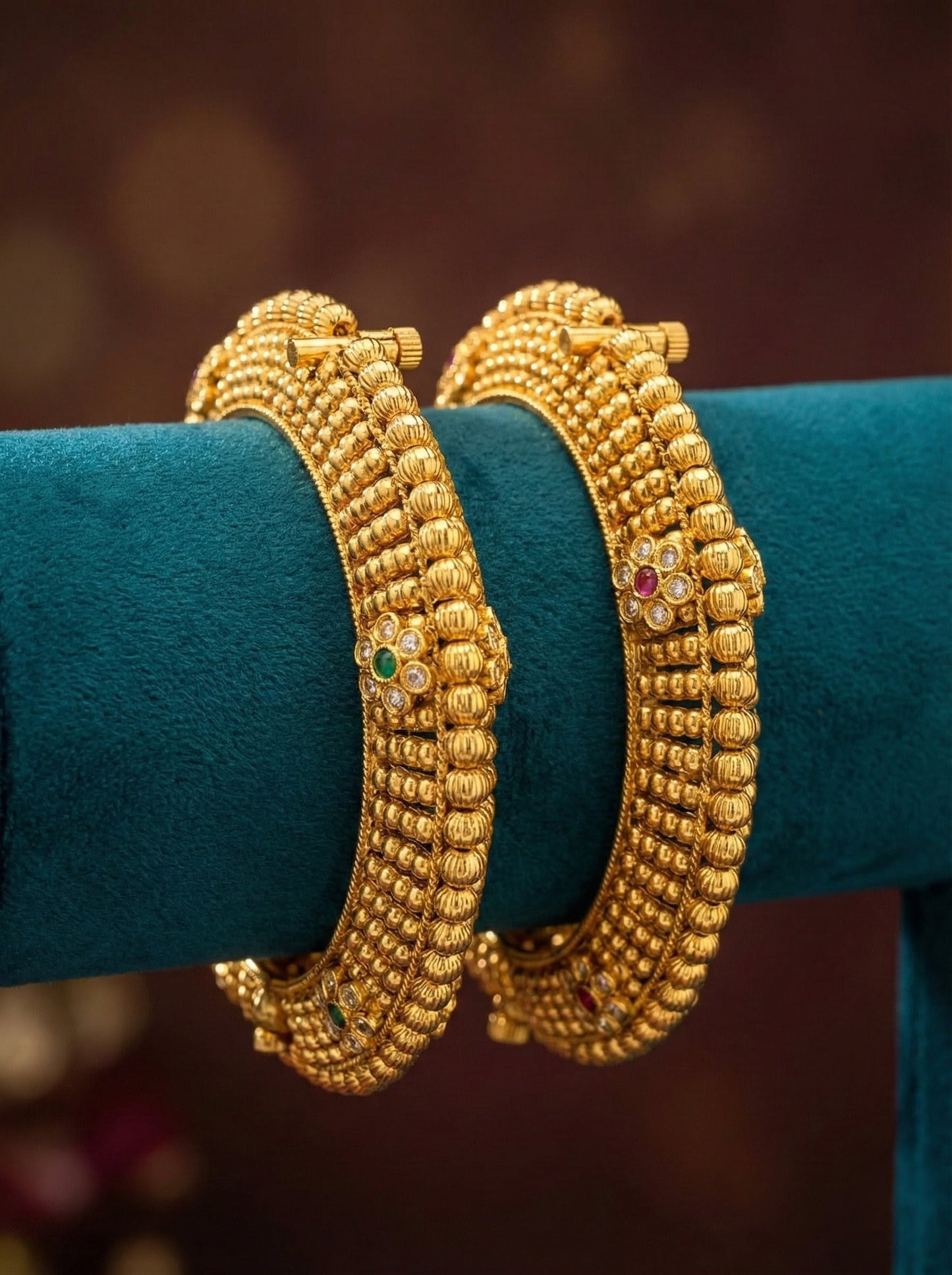 Tia Rajwadi Pacheli Bangles (Openable)