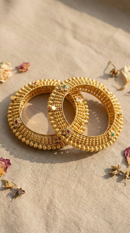 Tia Rajwadi Pacheli Bangles (Openable)