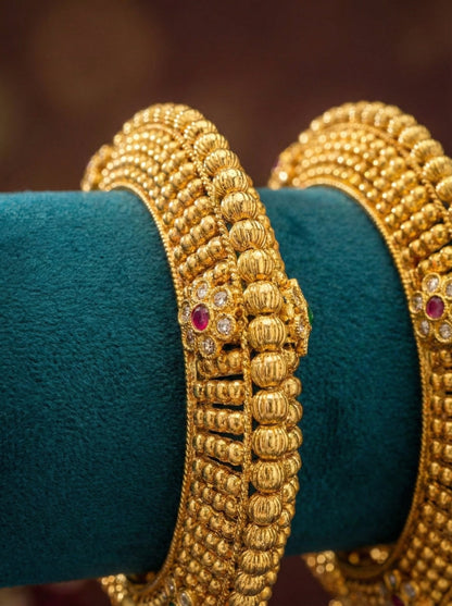 Tia Rajwadi Pacheli Bangles (Openable)