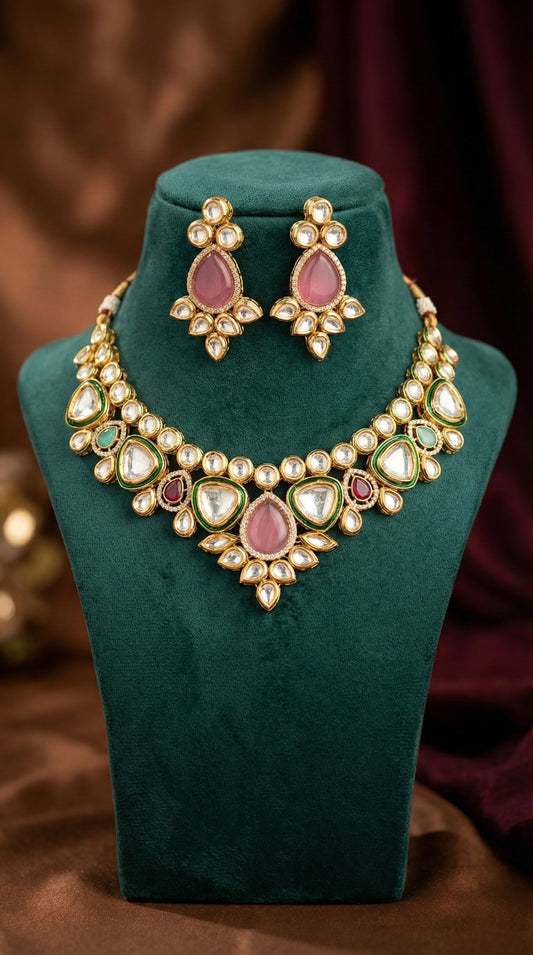 Kashvi Premium Kundan Necklace