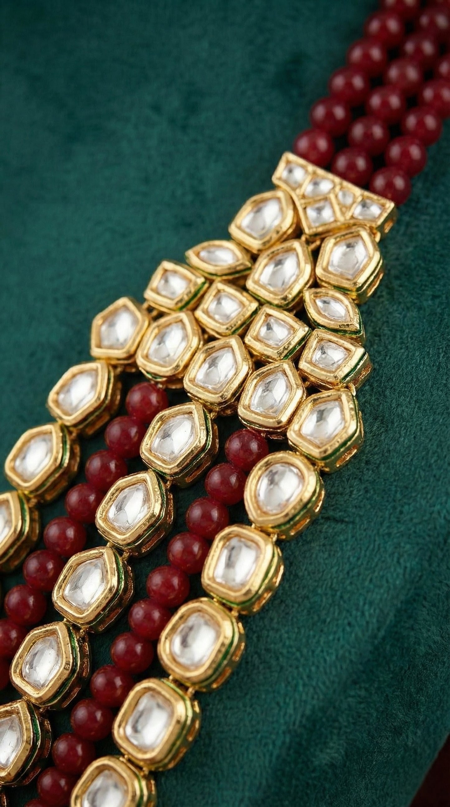 Tithi Premium Kundan Necklace