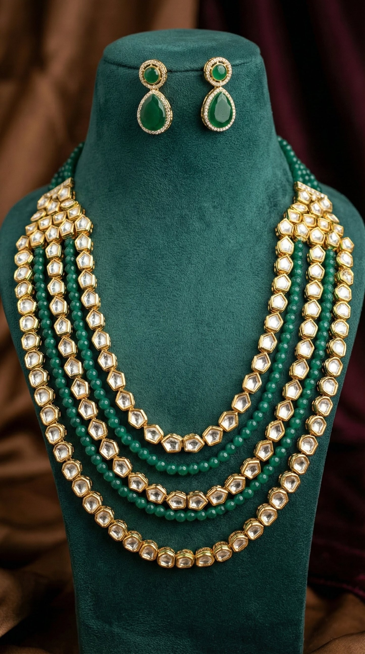 Tithi Premium Kundan Necklace