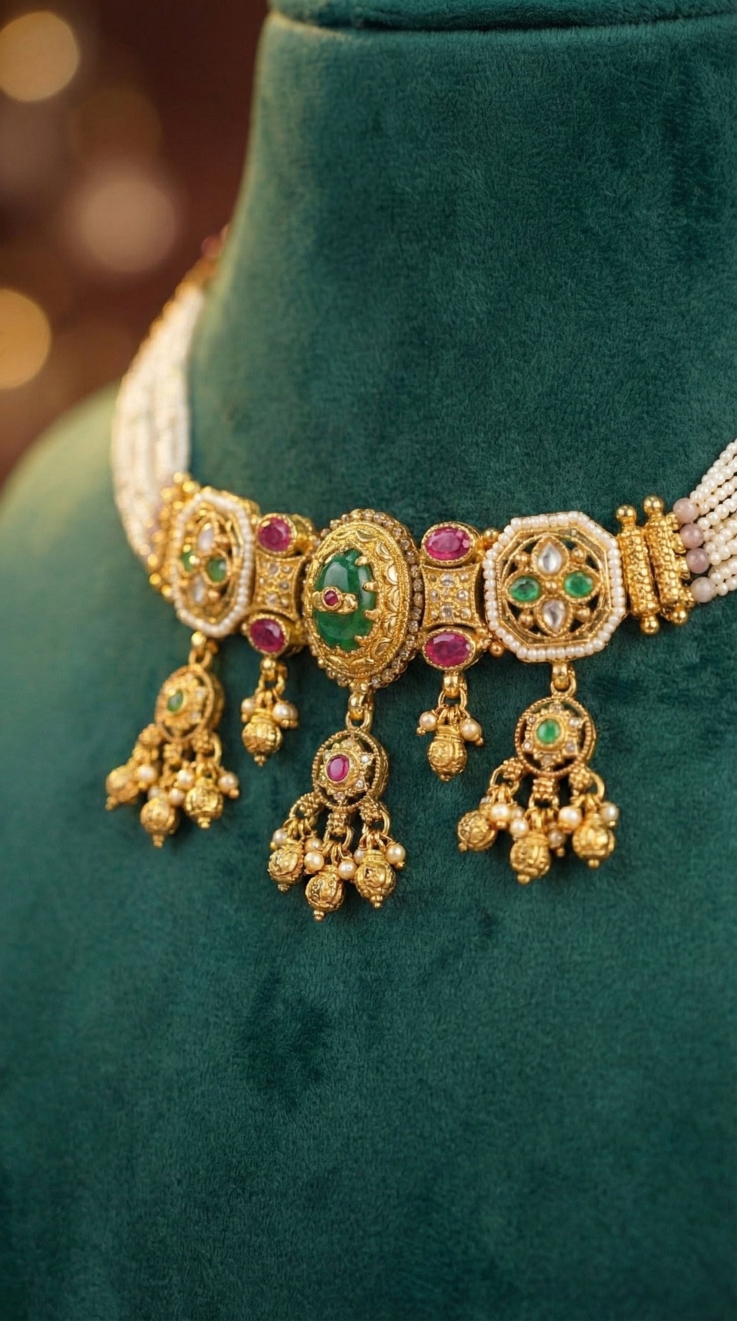 Arohi Heritage Choker Necklace