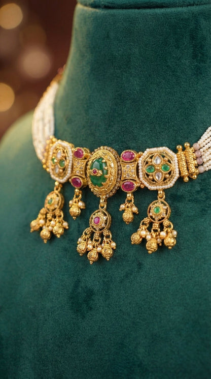 Arohi Heritage Choker Necklace