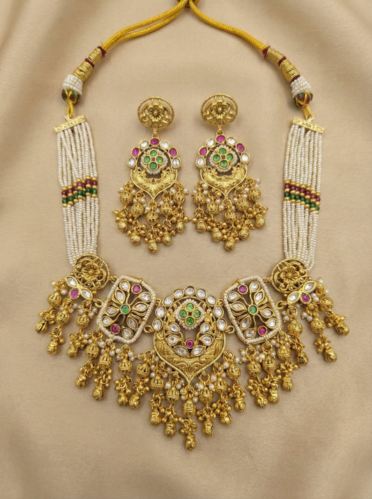 Vaani Heritage Antique Necklace