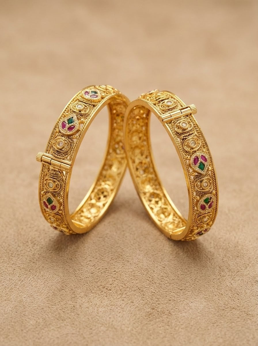 Eve Premium Swaroski Bangles (Openable)