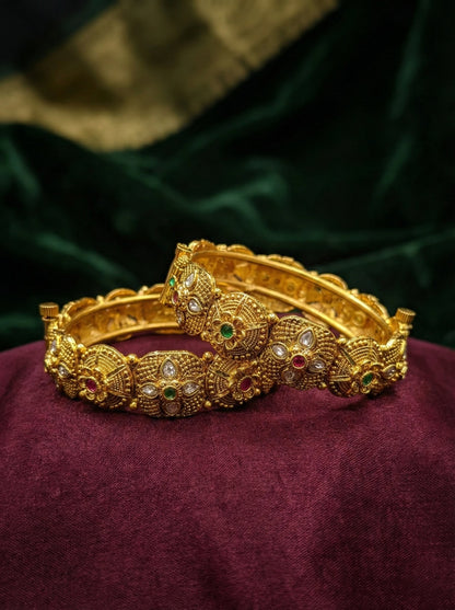 Madhu Antique Rajwadi Bangles (Openable)
