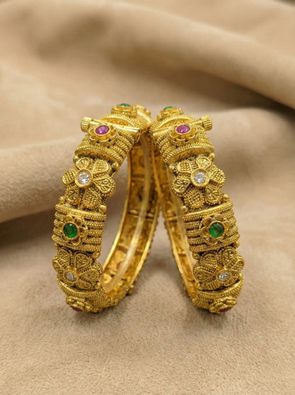 Gayatri Premium Rajwadi Bangles (Openable)