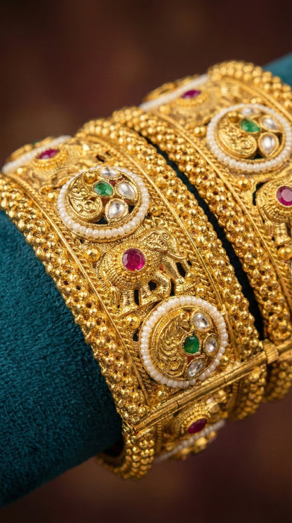 Reva Elephant Rajwadi Kada (Openable)