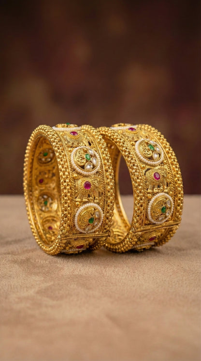 Reva Elephant Rajwadi Kada (Openable)