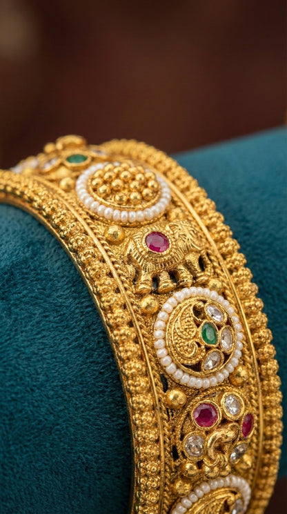 Renu Rajwadi Ghugree Bangles (Openable)