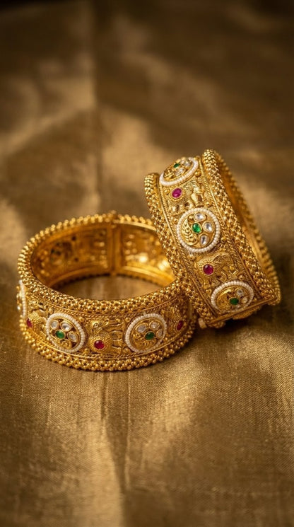 Reva Elephant Rajwadi Kada (Openable)