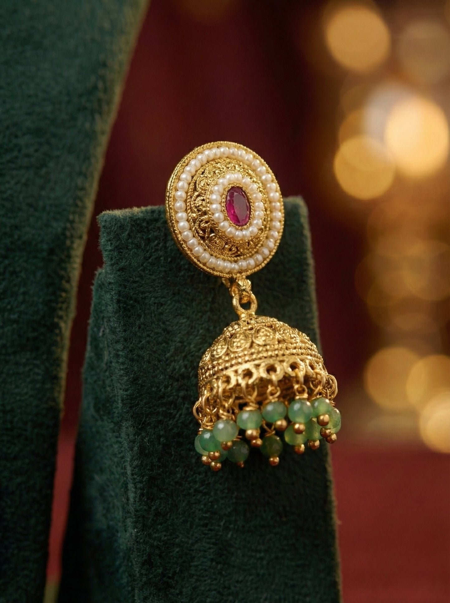 Prabha Gold Look Necklace set