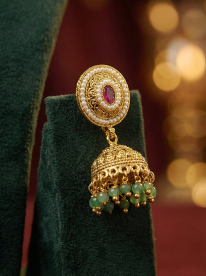 Prabha Gold Look Necklace set