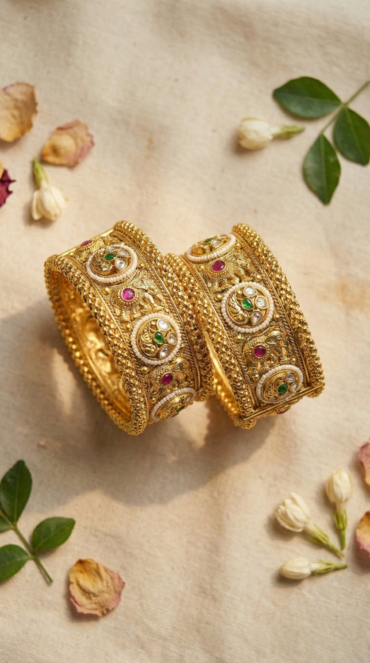 Reva Elephant Rajwadi Kada (Openable)