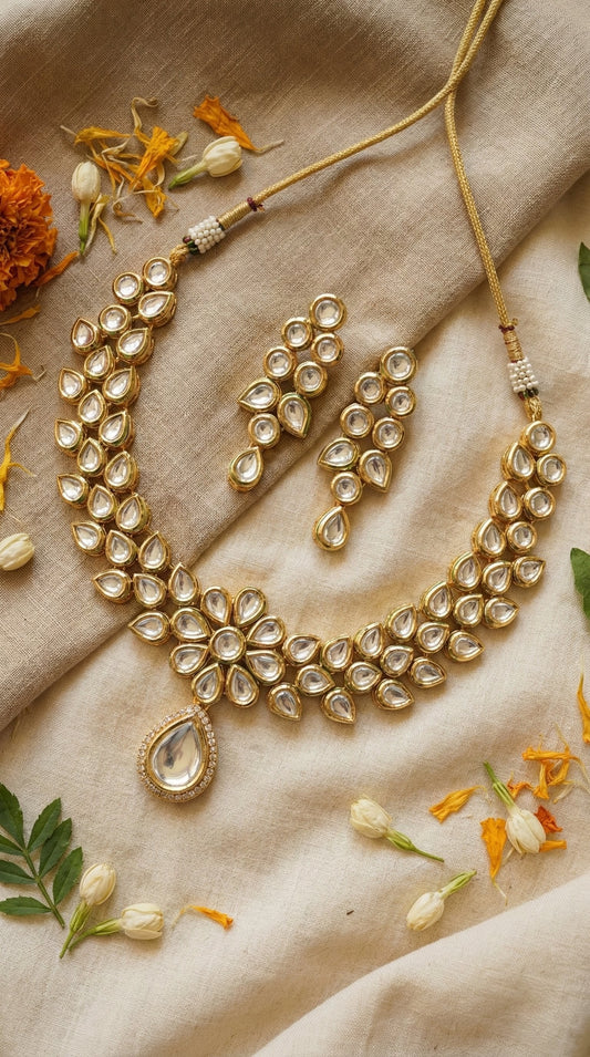Chitra Premium Kundan Necklace