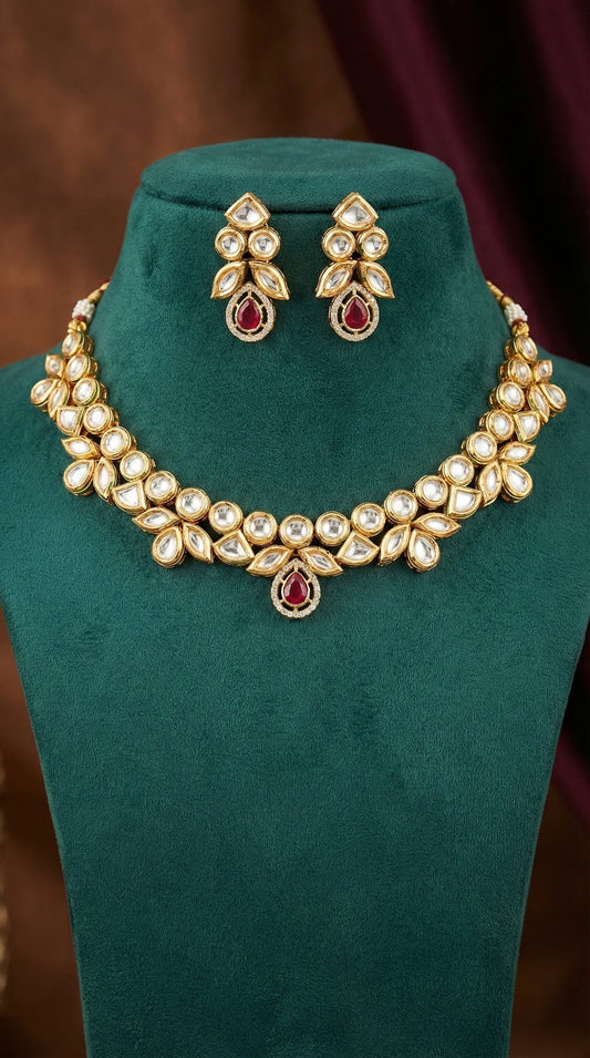 Vamika Premium Kundan Necklace