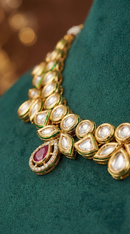 Vamika Premium Kundan Necklace