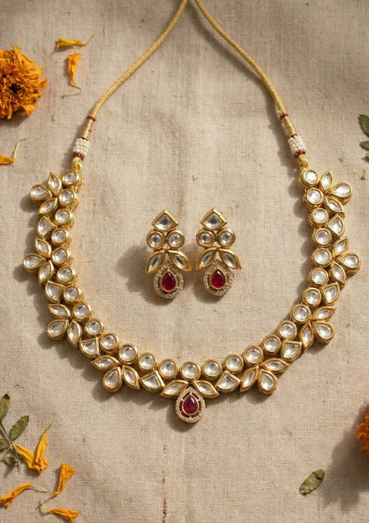 Vamika Premium Kundan Necklace