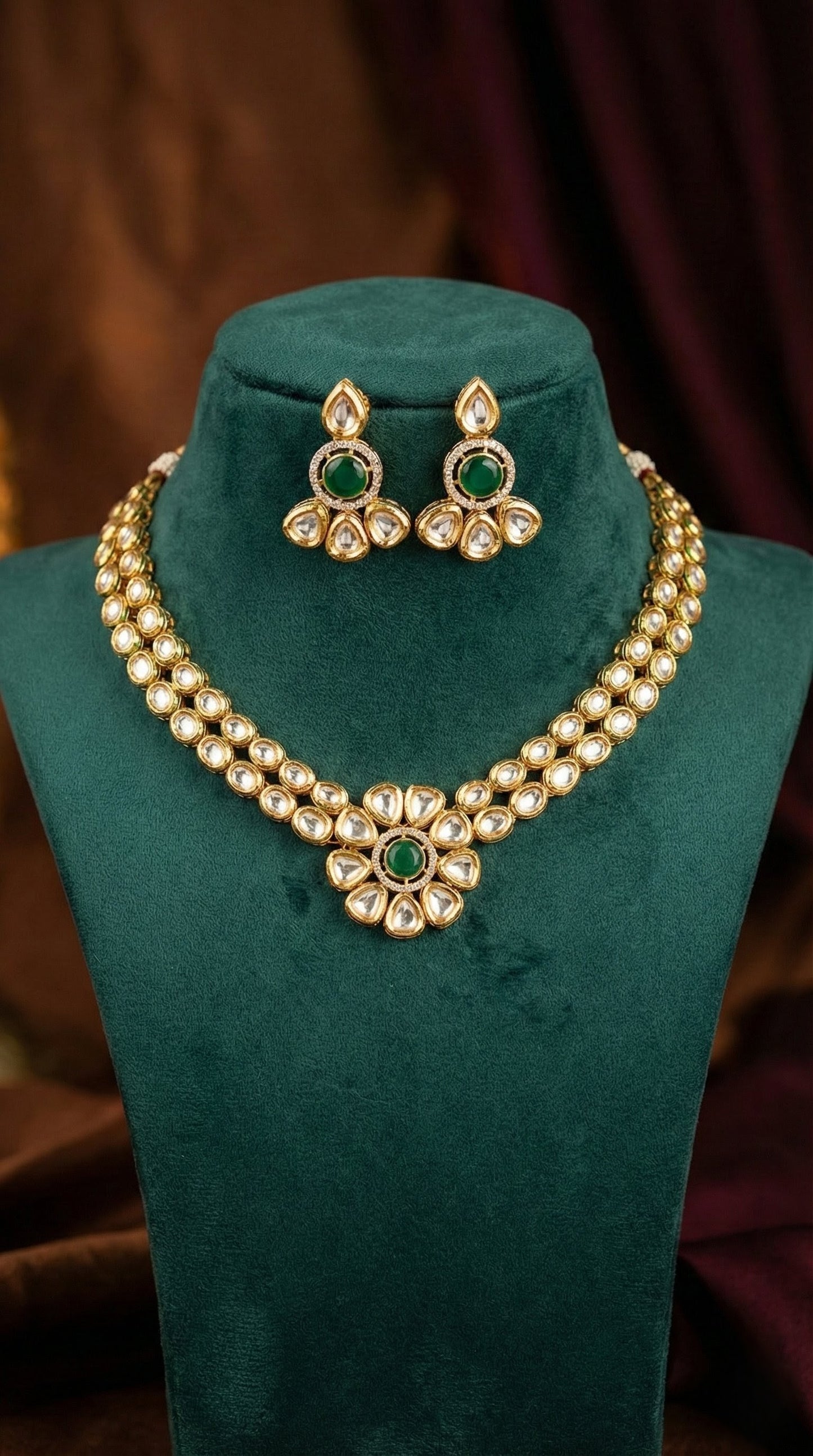 Chandni Premium Kundan Necklace