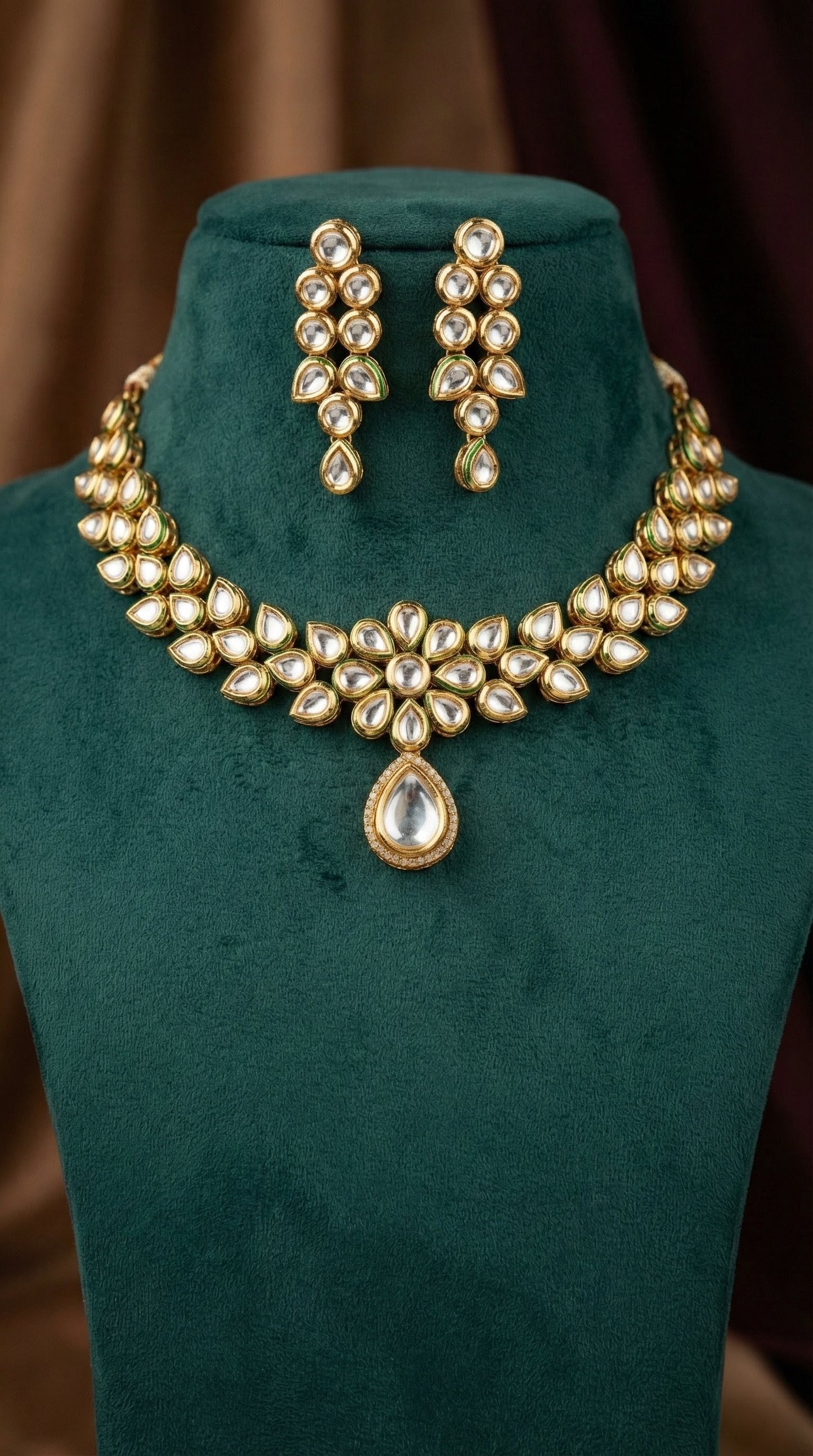 Chitra Premium Kundan Necklace