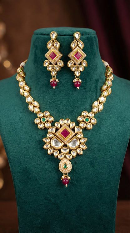 Damini Premium Kundan Necklace