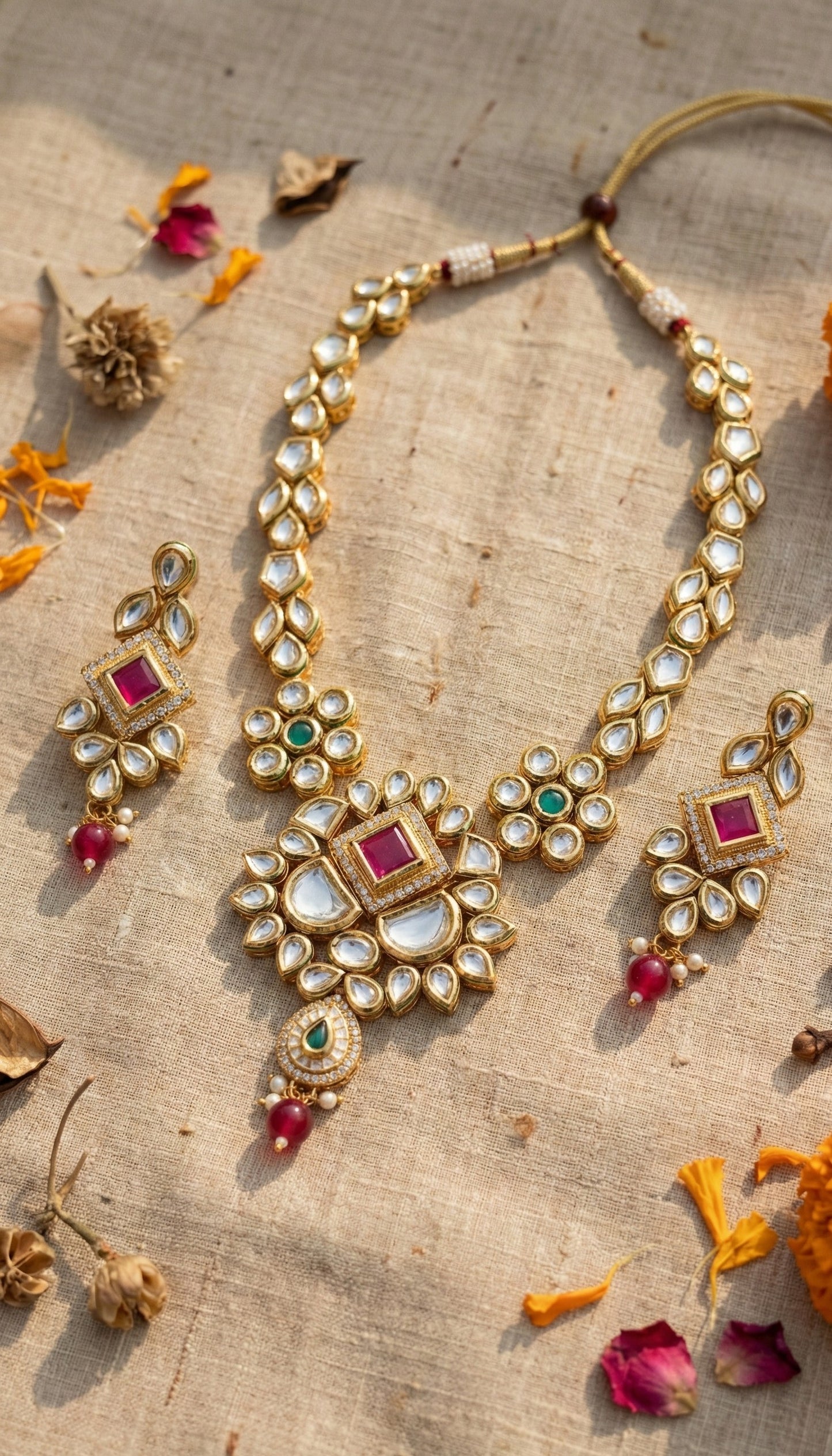 Damini Premium Kundan Necklace