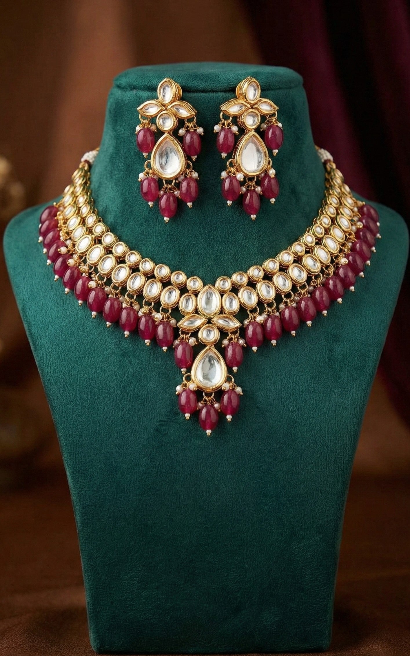 Ishani Premium Kundan Necklace