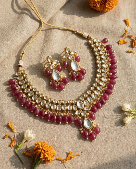 Ishani Premium Kundan Necklace