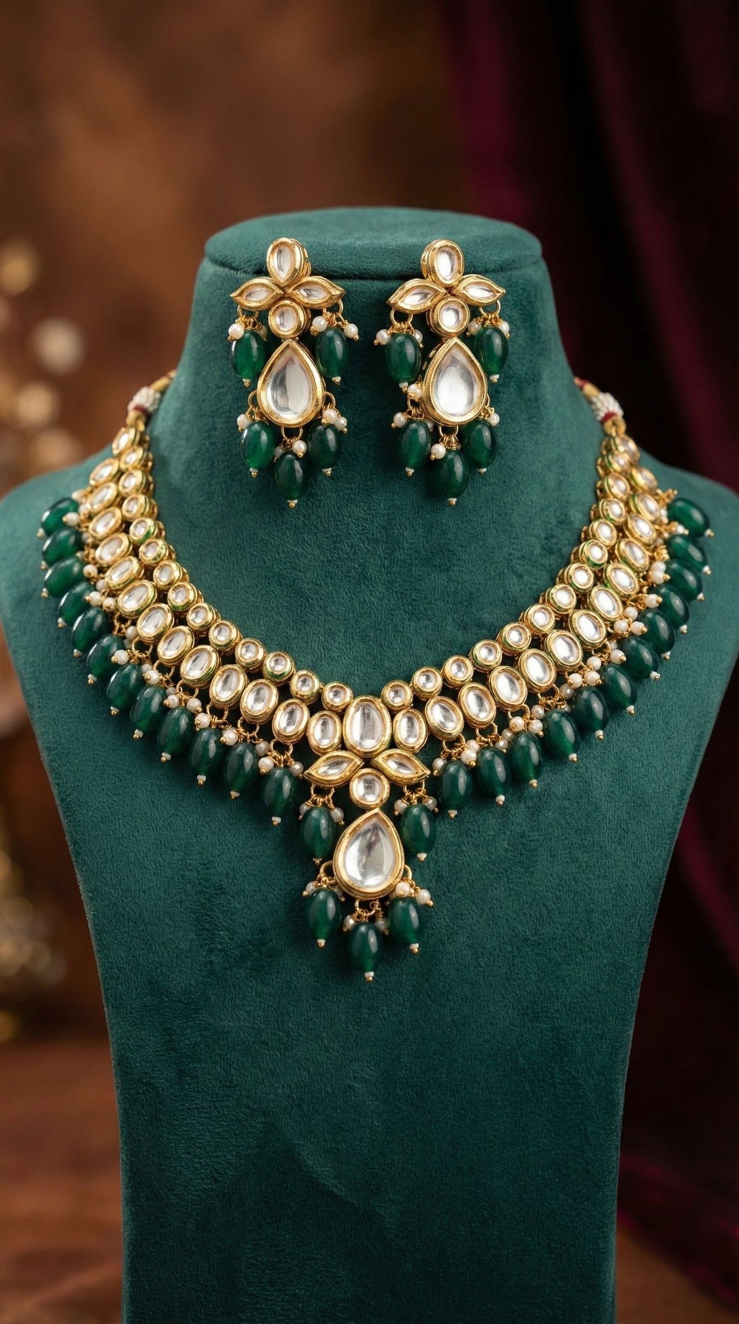 Ishani Premium Kundan Necklace