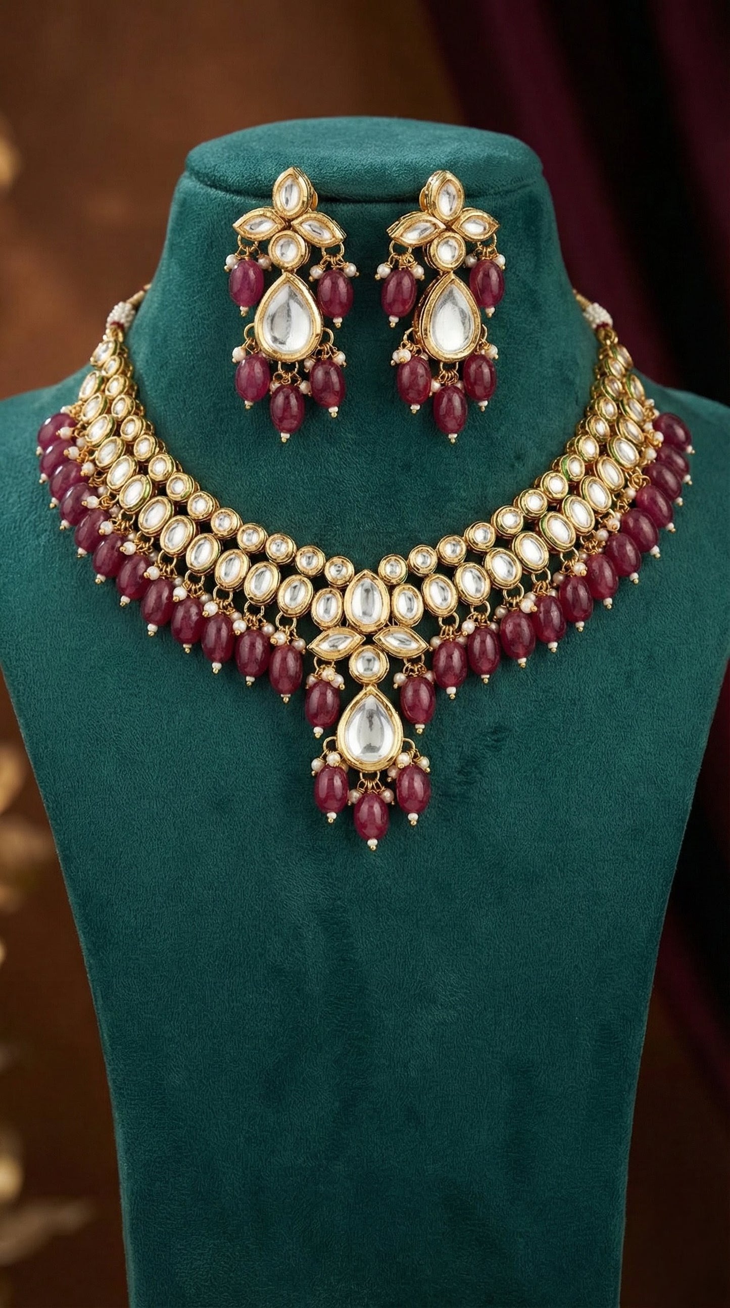 Ishani Premium Kundan Necklace