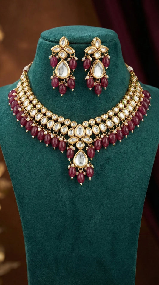 Ishani Premium Kundan Necklace