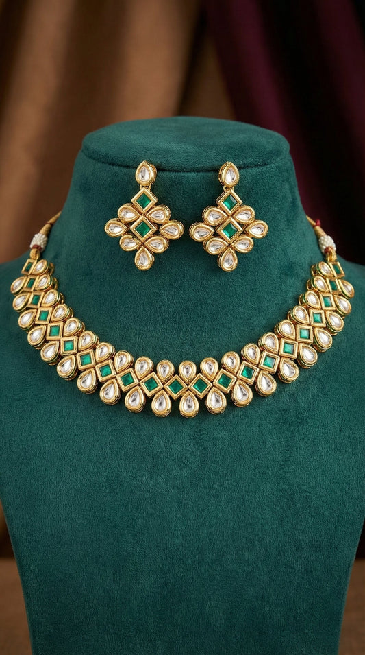 Sanvi Premium Kundan Necklace