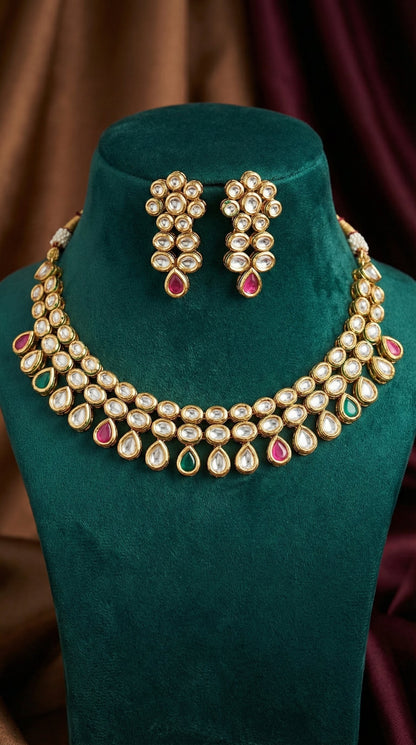 Jivika Premium Kundan Necklace