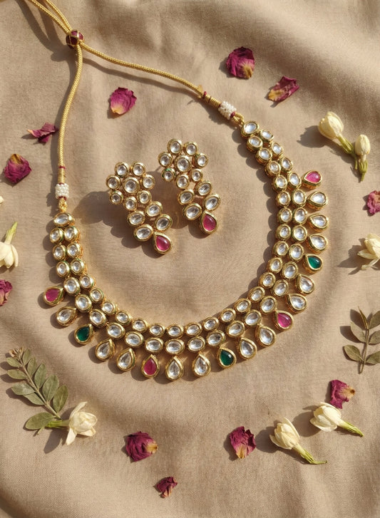 Jivika Premium Kundan Necklace