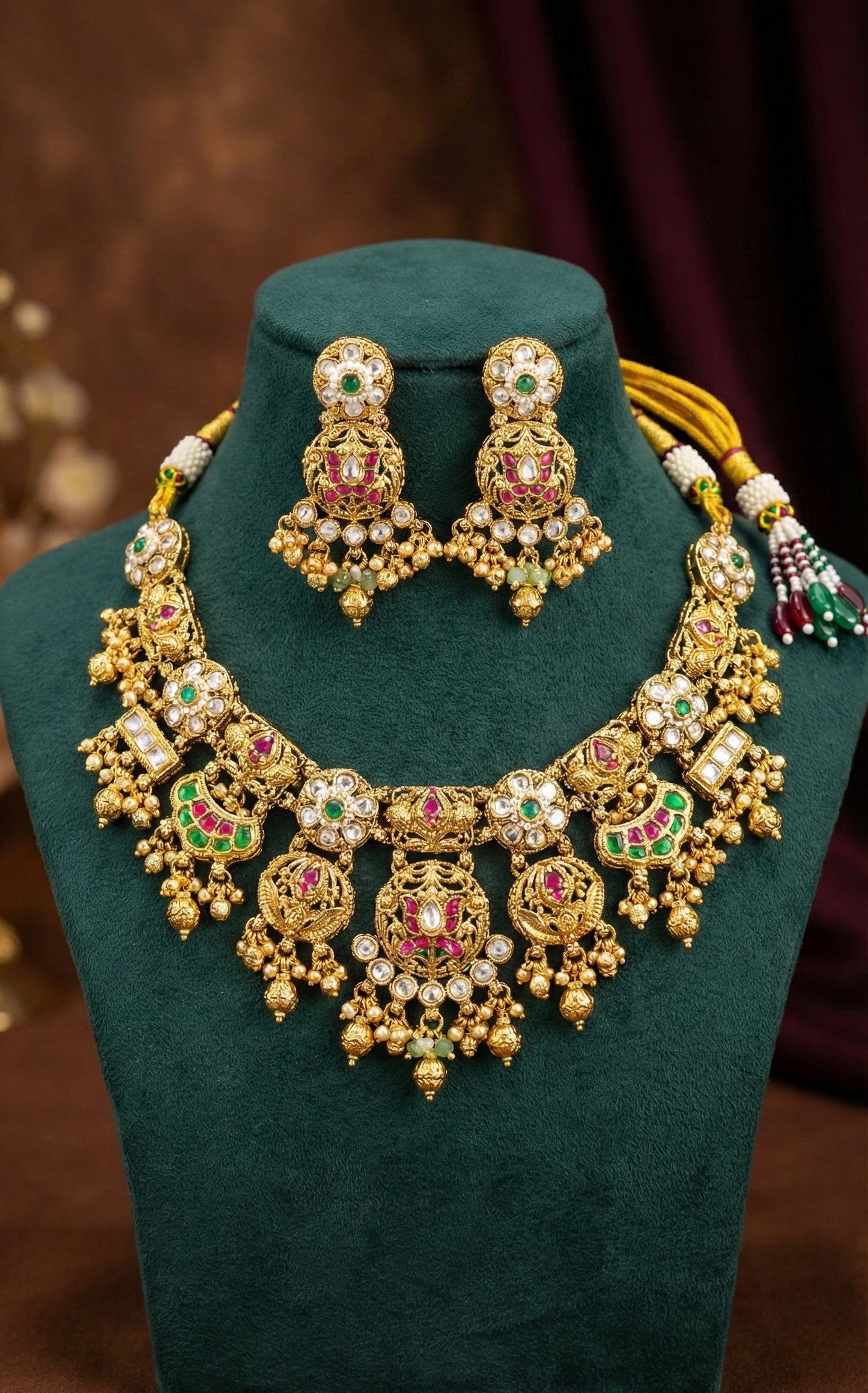 Vanshika Antique Necklace Set