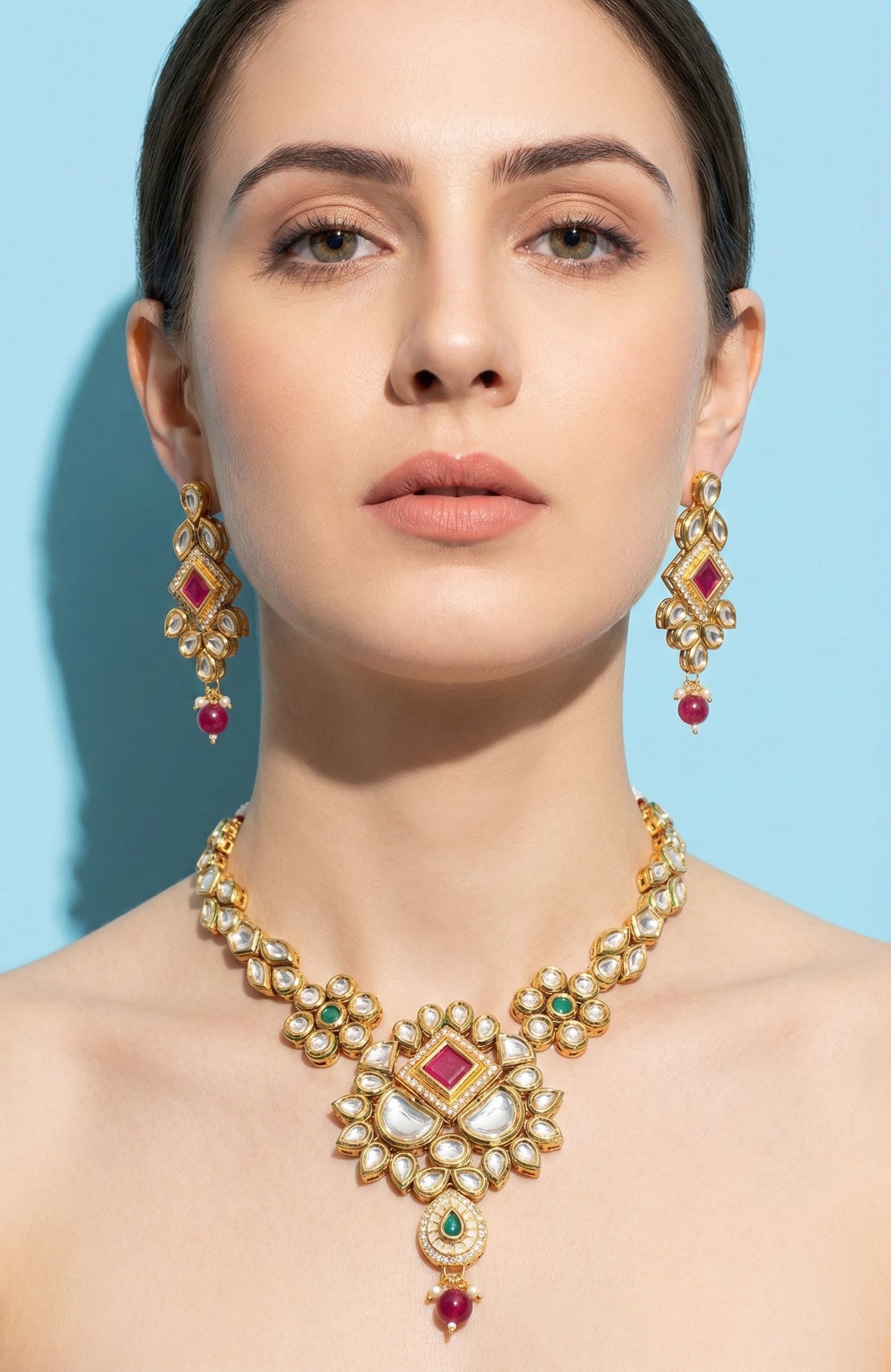 Damini Premium Kundan Necklace